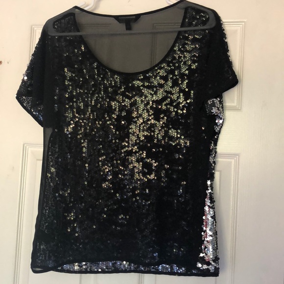 Women’s Express sequin top, size Small - Picture 2 of 6
